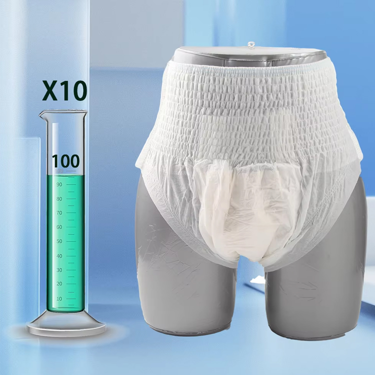 Fresco Bike adult diaper with high absorbency; holds 100ml x10.