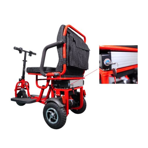 Electric Scooter X5 3 Wheel Red FSCOTE-24250 - Image 3