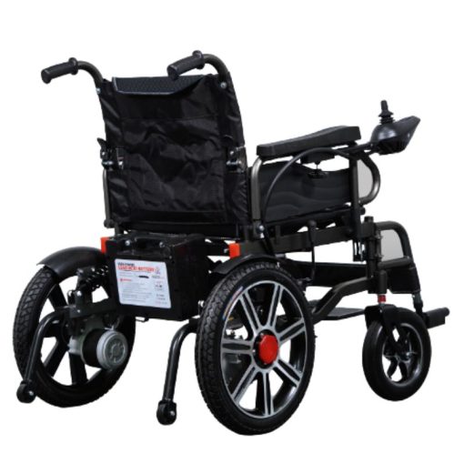 Electric Wheelchair Heavy Duty 120kg 15km Black FRH001A - Image 2
