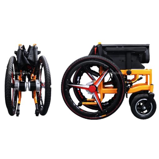Electric Wheelchair Heavy Duty Sportrim 24" FRH001B - Image 8