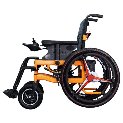 Electric Wheelchair Heavy Duty Sportrim 24" FRH001B - Image 4