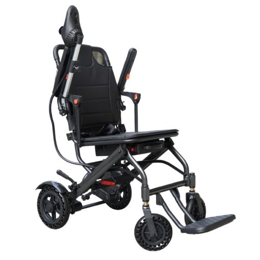 Electric Wheelchair 15kg Lightweight Black Carbon Printed FA03D - Image 3