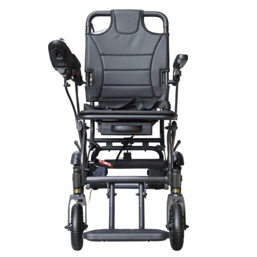 Electric Wheelchair 15kg Lightweight Black Carbon Printed FA03D - Image 2