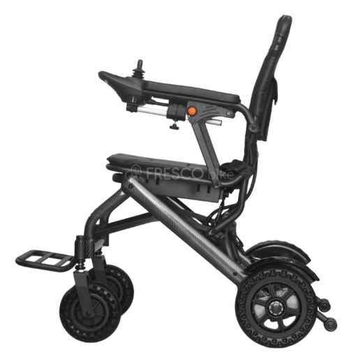 Electric Wheelchair 15kg Lightweight Black Carbon Printed FA03D - Image 5
