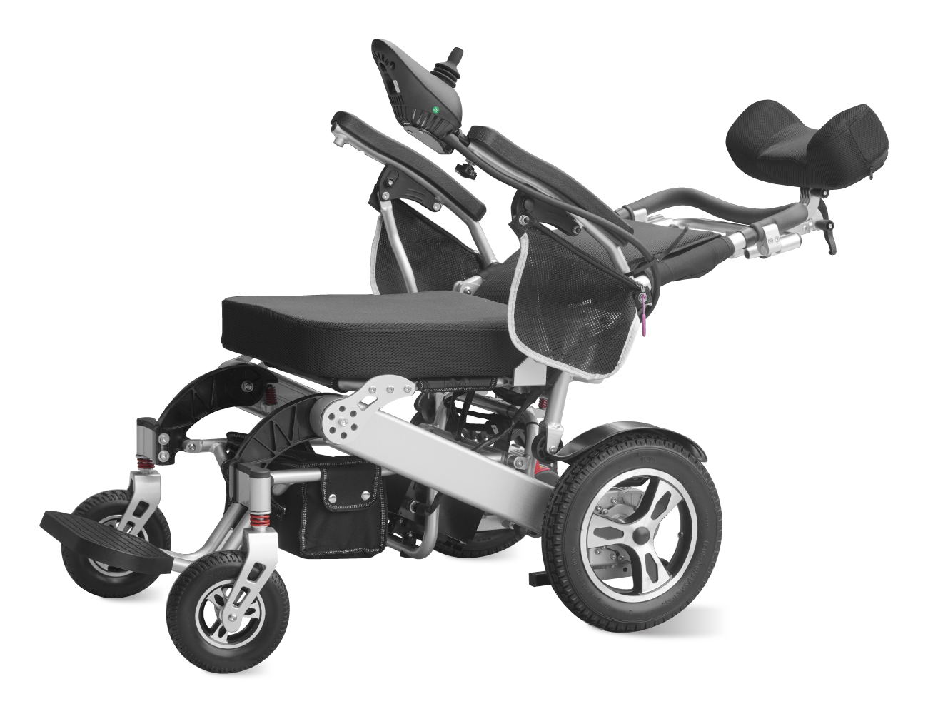 Electric Wheelchair for Heavy Person Auto Fold & Auto Reclining