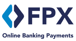 Logo of fpx for online banking payments.