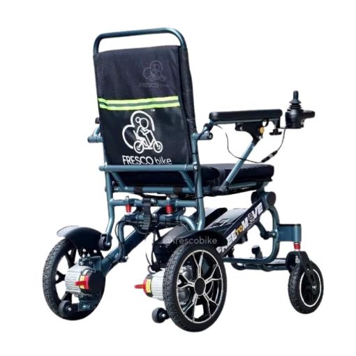 Electric Wheelchair Lightweight 19kg Easy Travel Double Battery FRH002XLight - Image 4