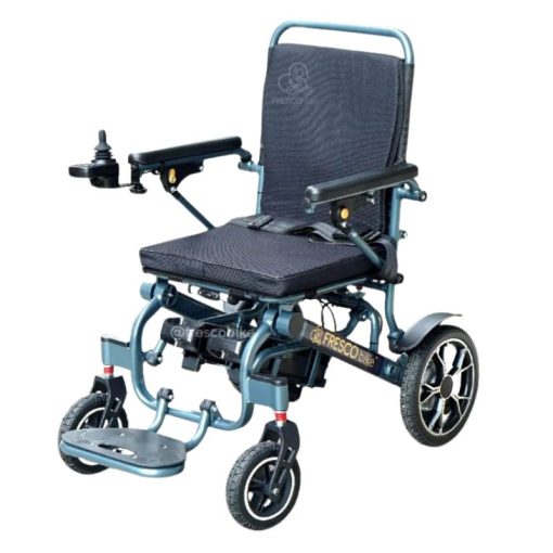 Electric Wheelchair Lightweight 19kg Easy Travel Double Battery FRH002XLight - Image 2