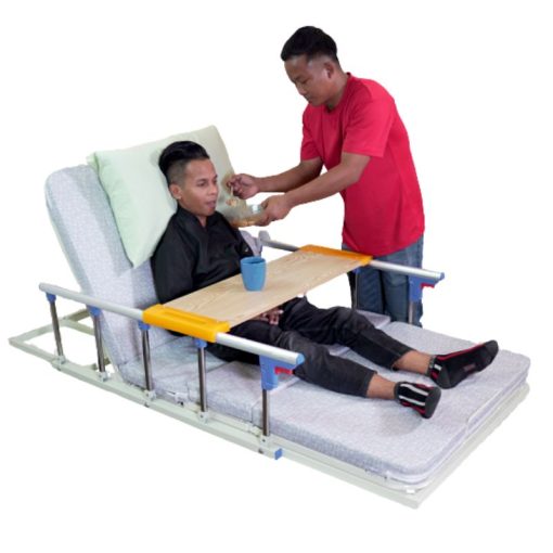 Electric Bed Adjustable Backrest And Leg With Dining Table BedLift-03 - Image 3