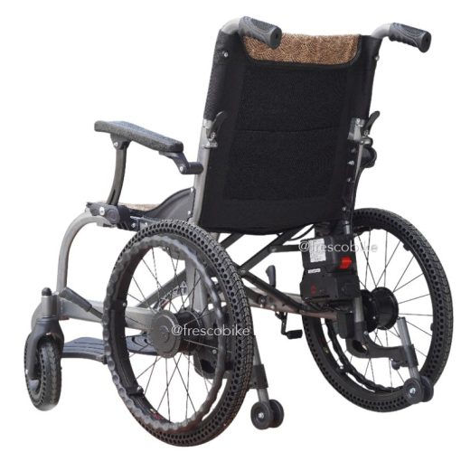 Kerusi Roda Elektrik Hibrid Ringan 18kg Besar FHBLD3-E20 - Image 3
