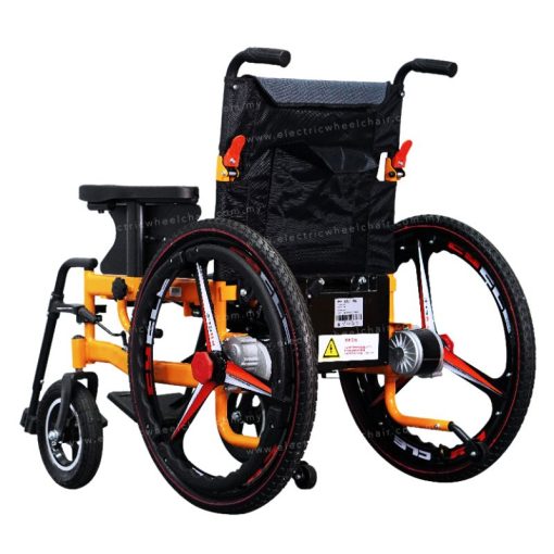 Electric Wheelchair Heavy Duty Sportrim 24" FRH001B - Image 6