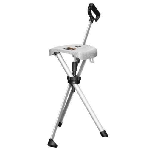 Tripod Chair Seat Cane Walking Stick FWJ178: Portable seat and walking stick combo, ideal for rest and support.