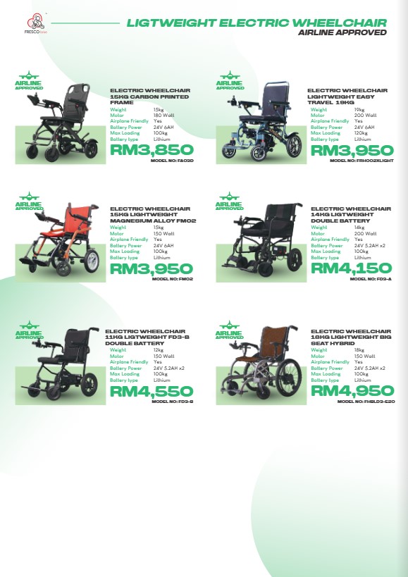 Lightweight electric wheelchairs: models & prices. Guide to choosing the right electric wheelchair.