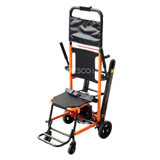 Mini Electric Stair Climbing Wheelchair FSW14: Portable stair climbing wheelchair for easy transport of individuals up and down stairs.