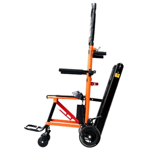 Mini Electric Stair Climbing Wheelchair FSW14: Easily climb stairs with this electric stair climbing wheelchair. Features a foldable design for easy storage.