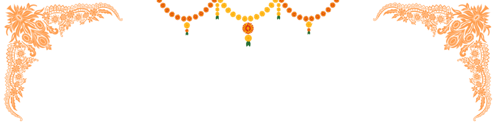 Decorative marigold and floral garland, perfect for Malaysia Day celebrations.
