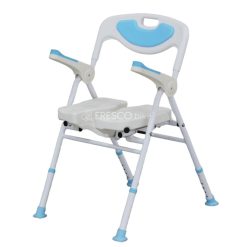 U-Shaped Seat Folding Bath Shower Chair For Elderly Japanese Style WY7061