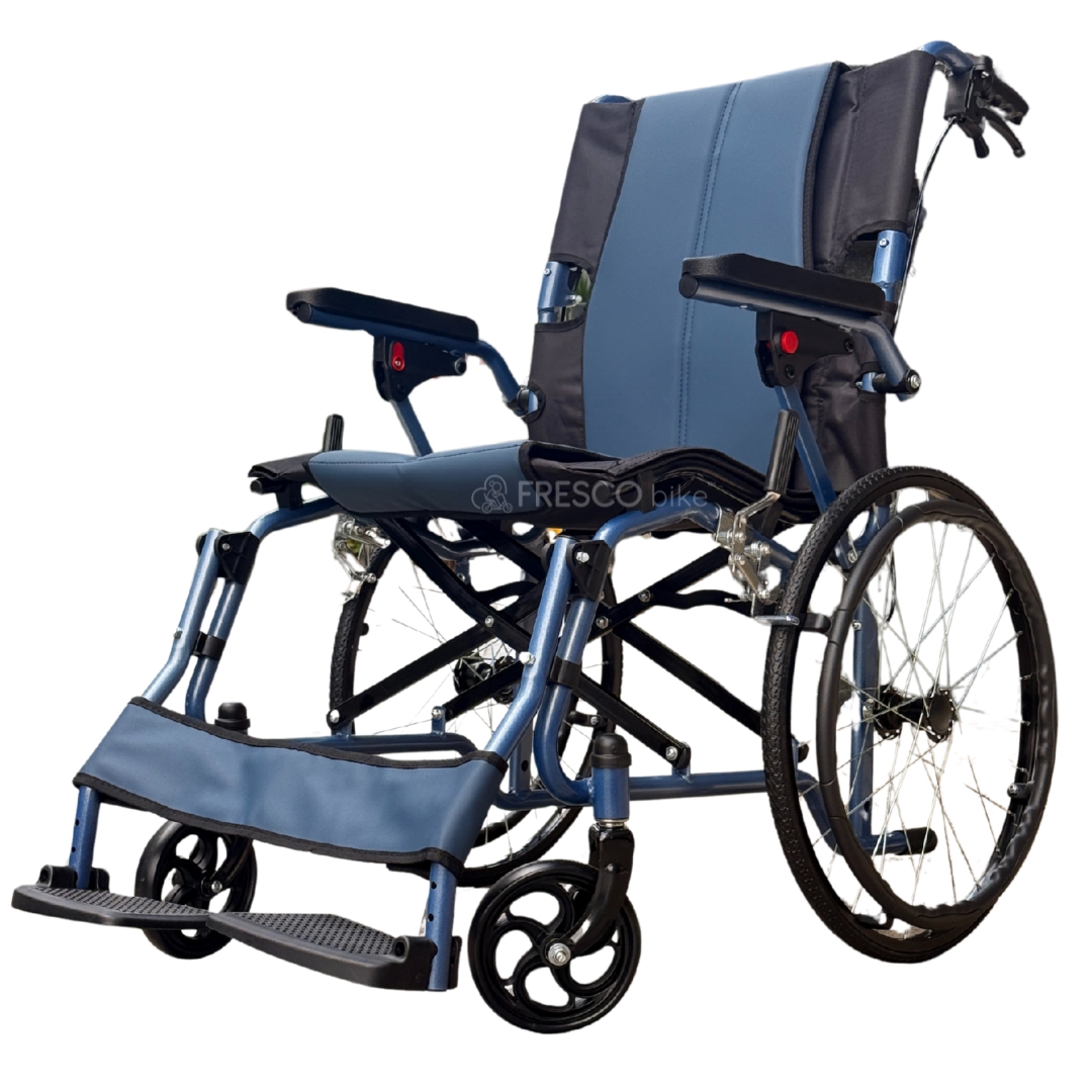 Lightweight Wheelchair Manual Ergonomic Carbon Steel 20” Foldable FAC867AI-20