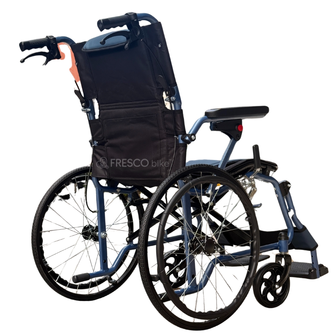 Lightweight Wheelchair Manual Ergonomic Carbon Steel 20” Foldable FAC867AI-20 - Image 3