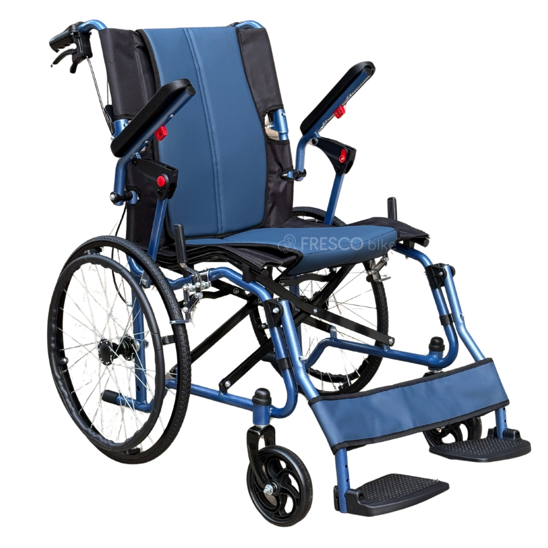 Lightweight Wheelchair Manual Ergonomic Carbon Steel 20” Foldable FAC867AI-20 - Image 2